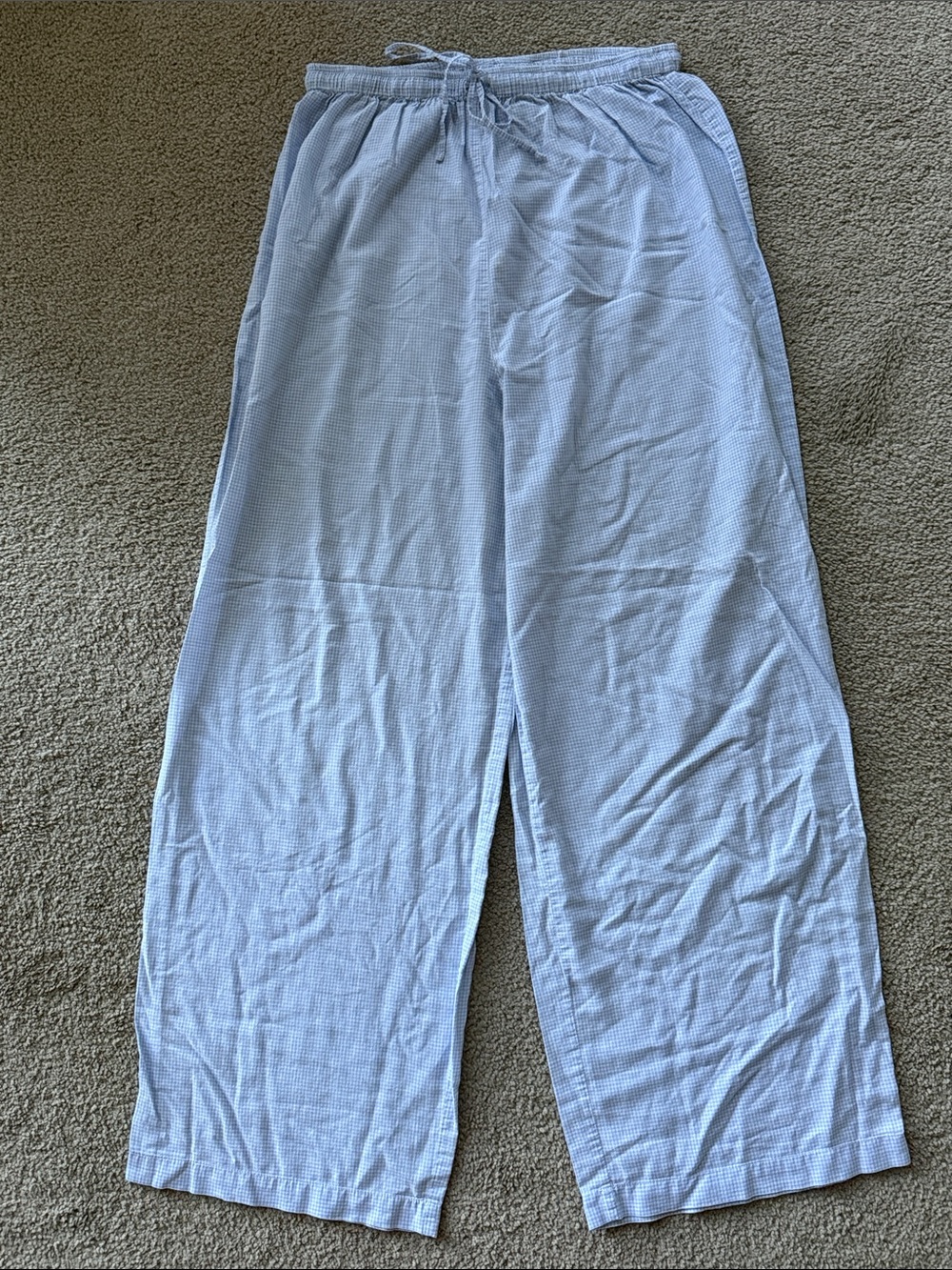 Victoria's Secret Light Blue Gingham Pajama Pants! - Picture 12 of 12